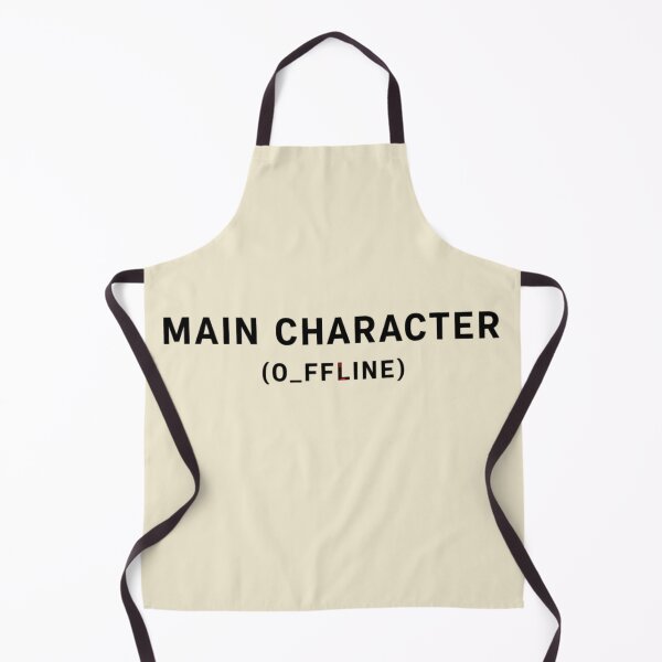 Item preview, Main Character (Offline) – Subtle Glitch Streetwear Design designed and sold by bazstees54.
