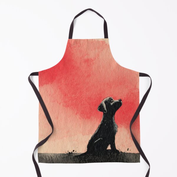 Item preview, Dog sits under a red sky designed and sold by anytka.