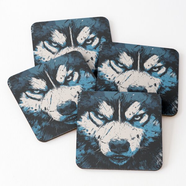 Item preview, Blue Husky with an intense gaze designed and sold by drizzd.