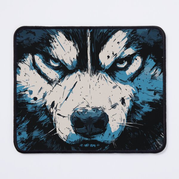 Item preview, Blue Husky with an intense gaze designed and sold by drizzd.