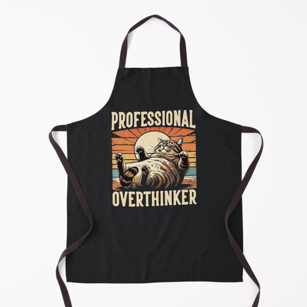 Item preview, Professional Overthinker – Funny Cat Meme designed and sold by Taans-Creation.