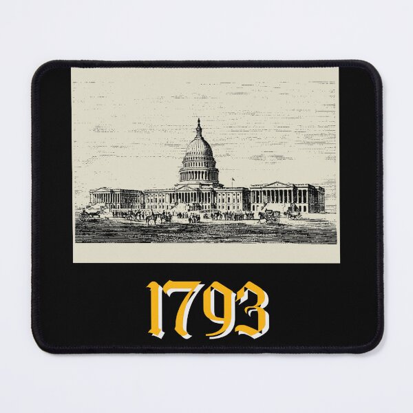 Item preview, Capitol Building 1793 White Vintage designed and sold by RPrintPulse.