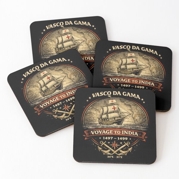 Item preview, Viaje de Vasco da Gama a la India designed and sold by Retr0Tshirts.