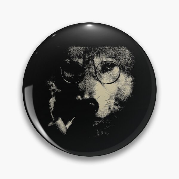Item preview, Sophisticated Wolf with Glasses and Pipe designed and sold by k3rstman1.