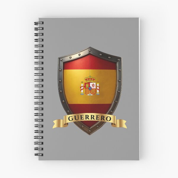 Item preview, Guerrero Spain Family Name Shield designed and sold by Highlandkings.
