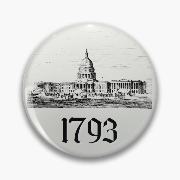 Item preview, US Capitol 1793 Vintage designed and sold by RPrintPulse.