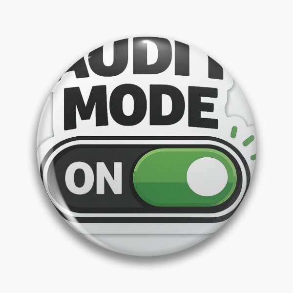 Item preview, Audit Mode ON -Funny CA Student Sticker designed and sold by Bhatsuriaya13.