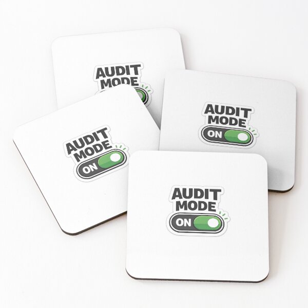 Item preview, Audit Mode ON -Funny CA Student Sticker designed and sold by Bhatsuriaya13.