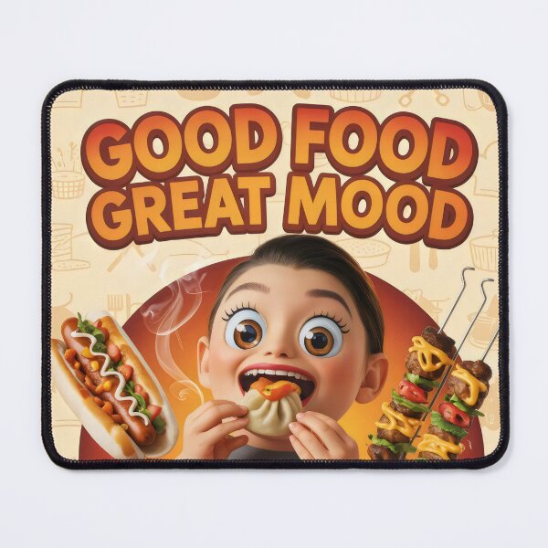 Item preview, Good food great mood. designed and sold by MyHappyArtShop.