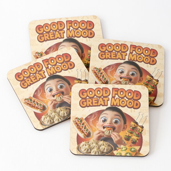 Item preview, Good food great mood. designed and sold by MyHappyArtShop.