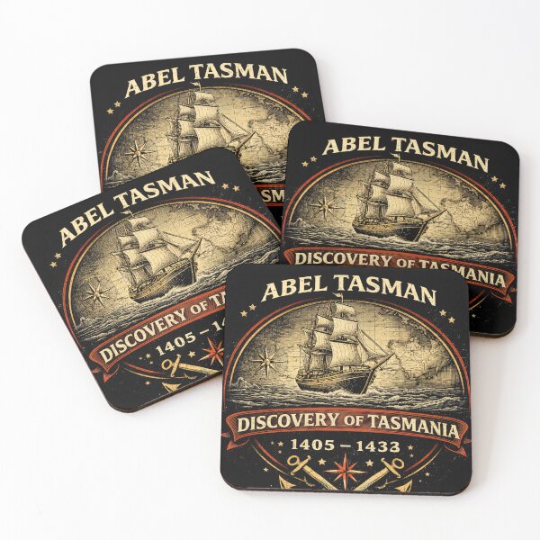 Item preview, Abel Tasman Discovery Of Tasmania designed and sold by Retr0Tshirts.