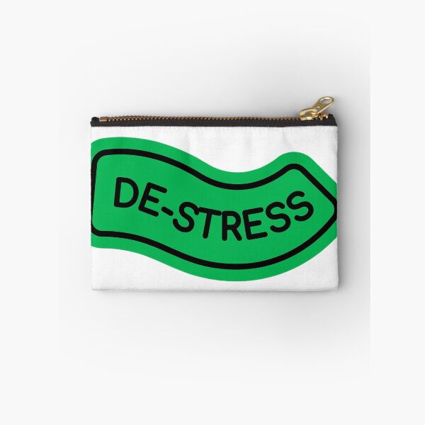 Item preview, De-Stress Green Arrow Sign – Funny Relax & Chill Typography Design designed and sold by Artsy Corner.