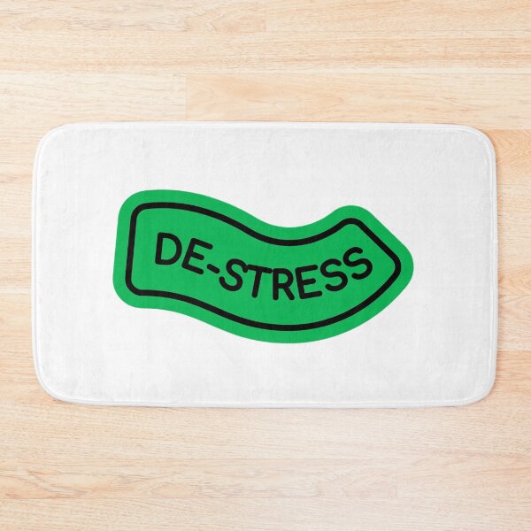 Item preview, De-Stress Green Arrow Sign – Funny Relax & Chill Typography Design designed and sold by Artsy Corner.
