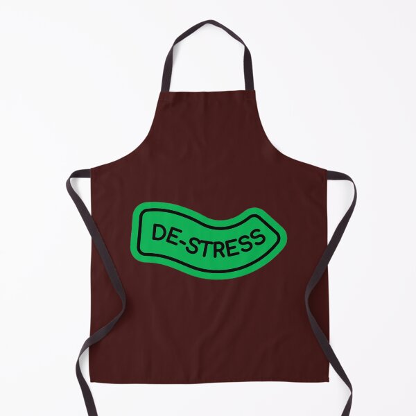 Item preview, De-Stress Green Arrow Sign – Funny Relax & Chill Typography Design designed and sold by Artsy Corner.