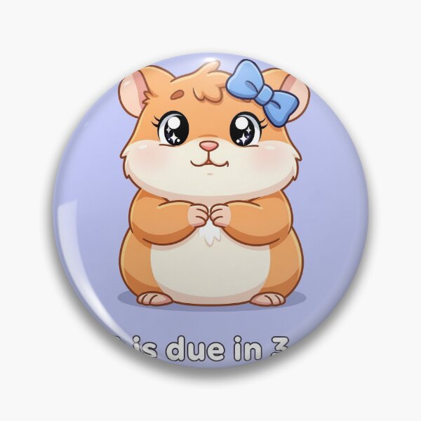Item preview, Rent Due Hamster Meme - Zoomer Humor Art designed and sold by PictorialWhimsy.