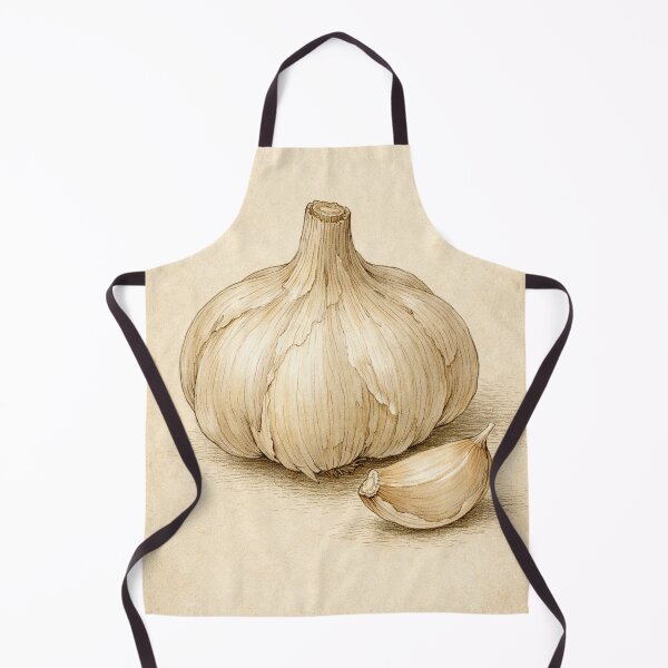 Item preview, Allium Sativum Vintage Botanical Print - Antique Garlic Kitchen Wall Art designed and sold by Darlin8888.