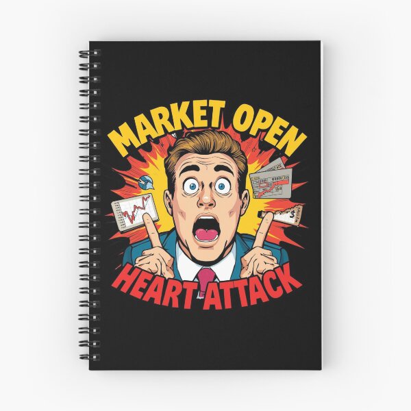 Item preview, Market Open Heart Attack designed and sold by KapiPrint.