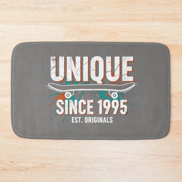 Item preview, Unique Since 1995 – Retro Skateboard & Splatter Design for your birthday designed and sold by Fuechse.