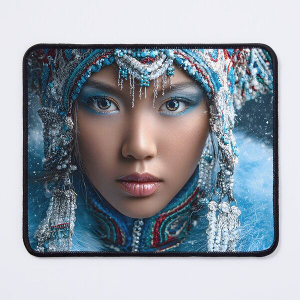 Item preview, Stunning Cultural Portrait with Elaborate Attire designed and sold by Artessie.
