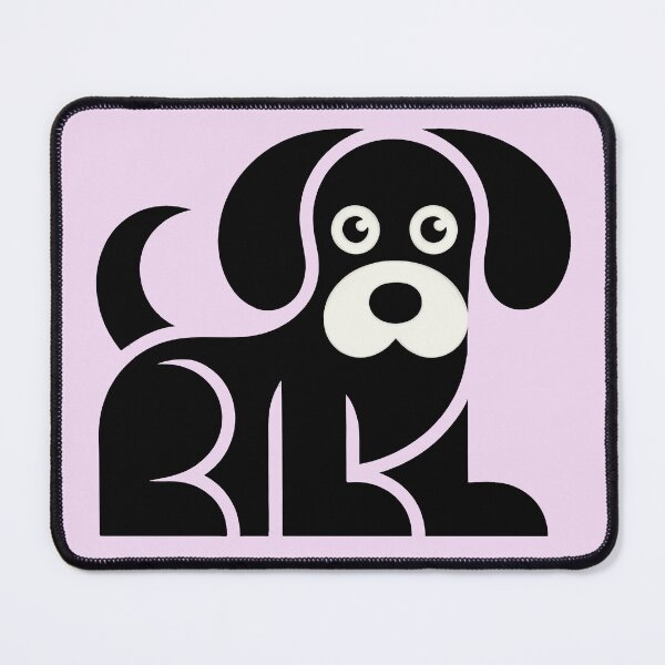 Item preview, Stylized Black Dog Modern Design 1 designed and sold by DigitalandPhoto.
