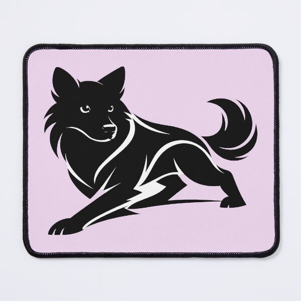 Item preview, Stylized Black Dog Modern Design 2 designed and sold by DigitalandPhoto.