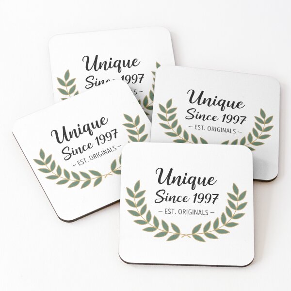 Item preview, Unique Since 1997 – Elegant laurel wreath design for birthdays designed and sold by Fuechse.