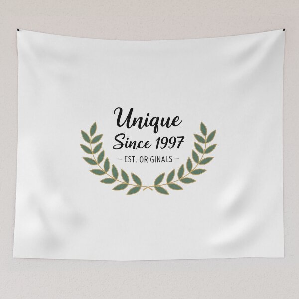 Item preview, Unique Since 1997 – Elegant laurel wreath design for birthdays designed and sold by Fuechse.
