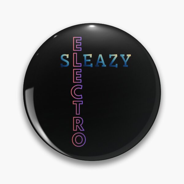 Item preview, Sleazy Electro Cross Typography Tee - BigEleven Design designed and sold by BigEleven.