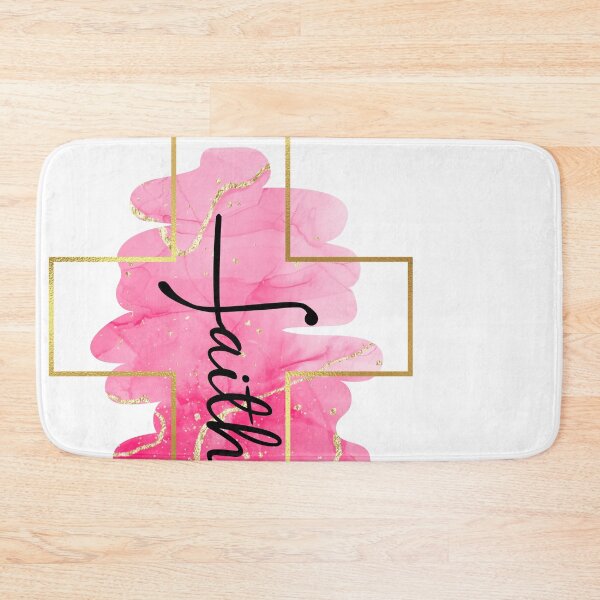 Item preview, Verticle Pink and Gold Christian Faith Cross - VERSION 1 designed and sold by Holy Coast Threads (Formerly ChristianFlower).