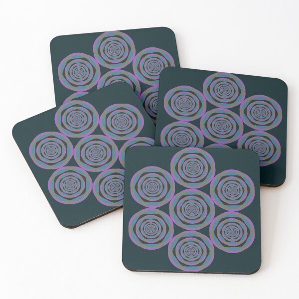 Item preview, Retro Hypnotic Rose Pattern - Abstract Psychedelic Geometric Art designed and sold by ZorianArt.