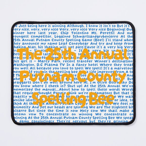 Item preview, 25th annual putnam county spelling bee Lyrics designed and sold by broadwaygirl142.