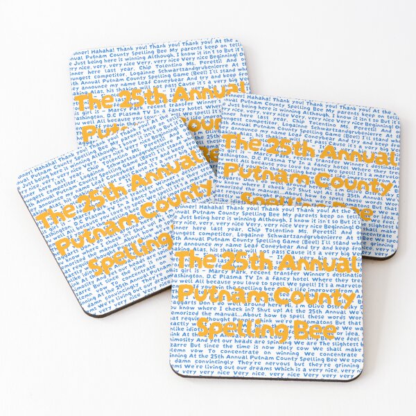 Item preview, 25th annual putnam county spelling bee Lyrics designed and sold by broadwaygirl142.
