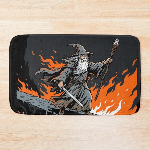 Item preview, Epic Wizard Confronting the Fire Demon designed and sold by KeremYurtseven.
