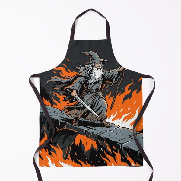 Item preview, Epic Wizard Confronting the Fire Demon designed and sold by KeremYurtseven.
