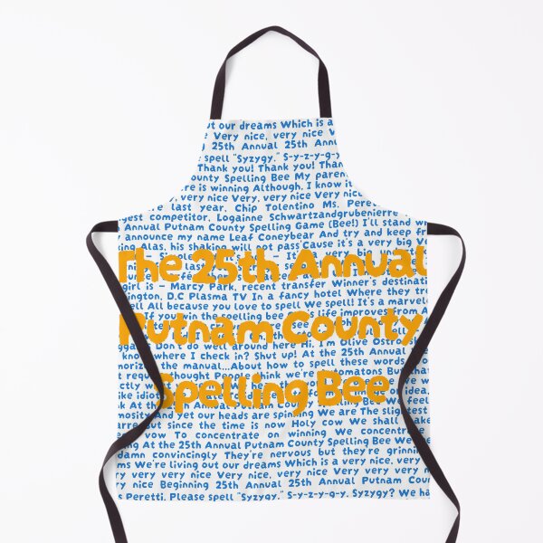 Item preview, 25th annual putnam county spelling bee Lyrics designed and sold by broadwaygirl142.