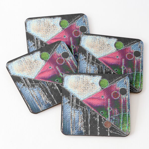 Item preview, crimson divide 1.1 electrize 10 colorful geometric abstract design designed and sold by SmashingDeals.