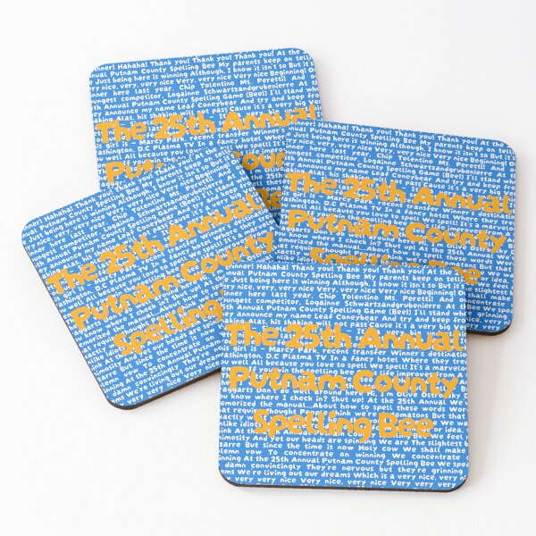 Item preview, 25th annual putnam county spelling bee Lyrics designed and sold by broadwaygirl142.