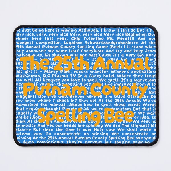 Item preview, 25th annual putnam county spelling bee Lyrics designed and sold by broadwaygirl142.