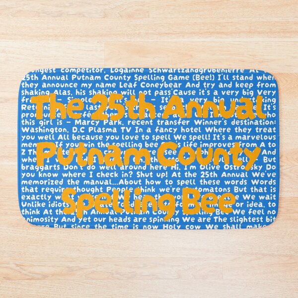 Item preview, 25th annual putnam county spelling bee Lyrics designed and sold by broadwaygirl142.