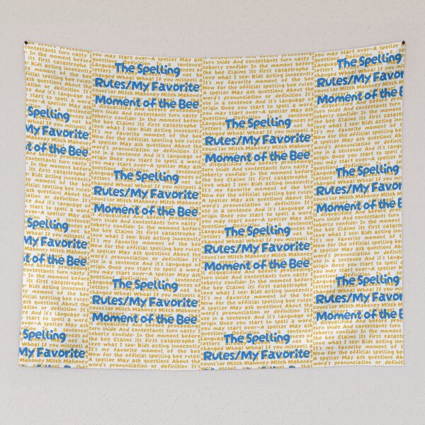 Item preview, 25th annual putnam county spelling bee Lyrics designed and sold by broadwaygirl142.