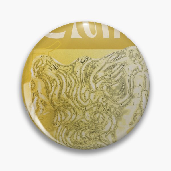 Item preview, Gemini Zodiac Sign | Yellow Liquid Chrome Art | Aesthetic Air Element Poster designed and sold by wernixarts.