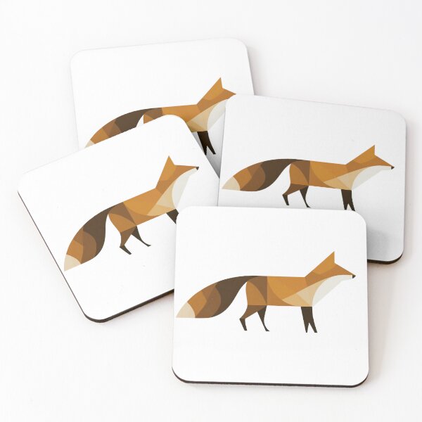 Item preview, Fox walking in a geometric style designed and sold by anytka.
