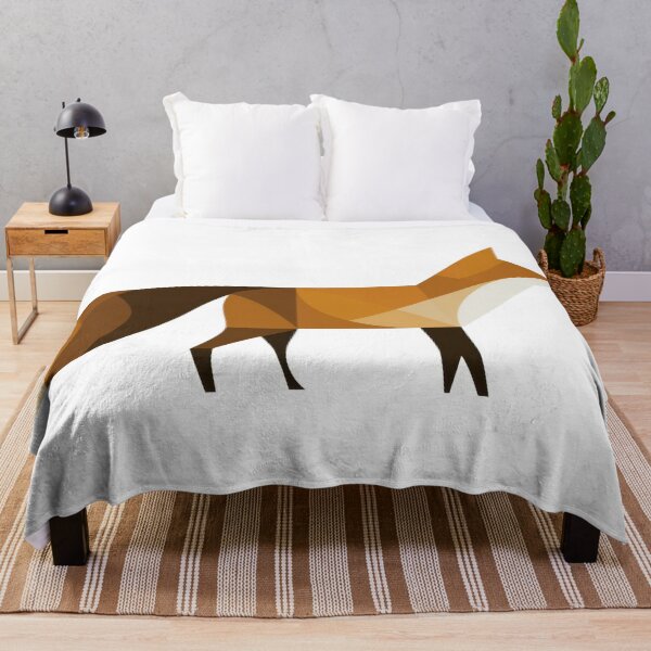 Item preview, Fox walking in a geometric style designed and sold by anytka.