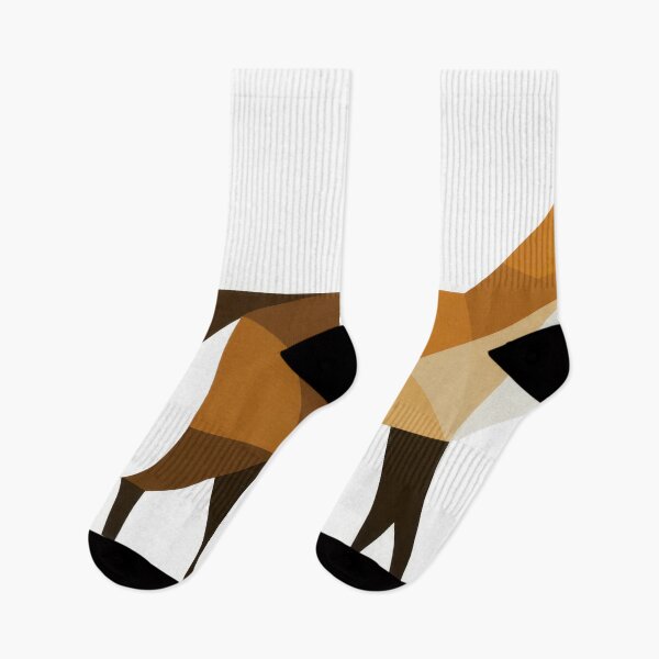 Item preview, Fox walking in a geometric style designed and sold by anytka.