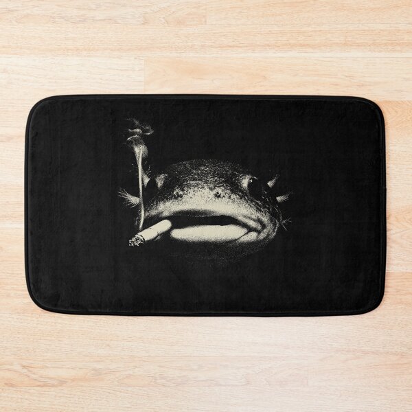 Item preview, Smoking Axolotl Face Retro Grunge designed and sold by k3rstman1.