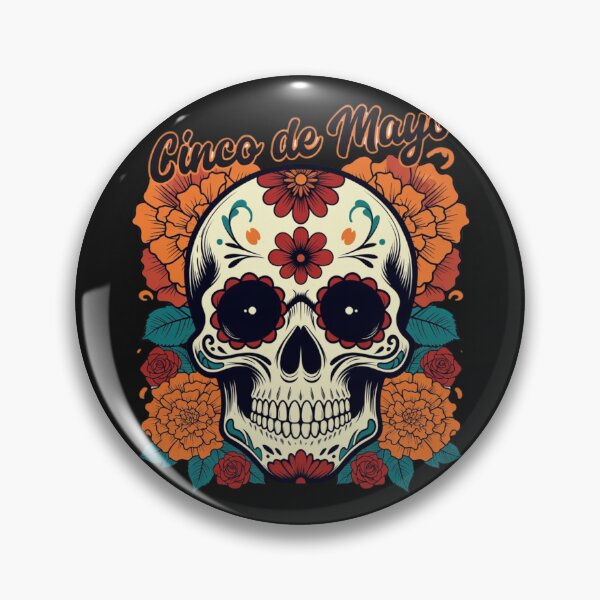 Item preview, Cinco De Mayo Mexican Holiday Sugar Skull Celebration designed and sold by GrumpySableye.