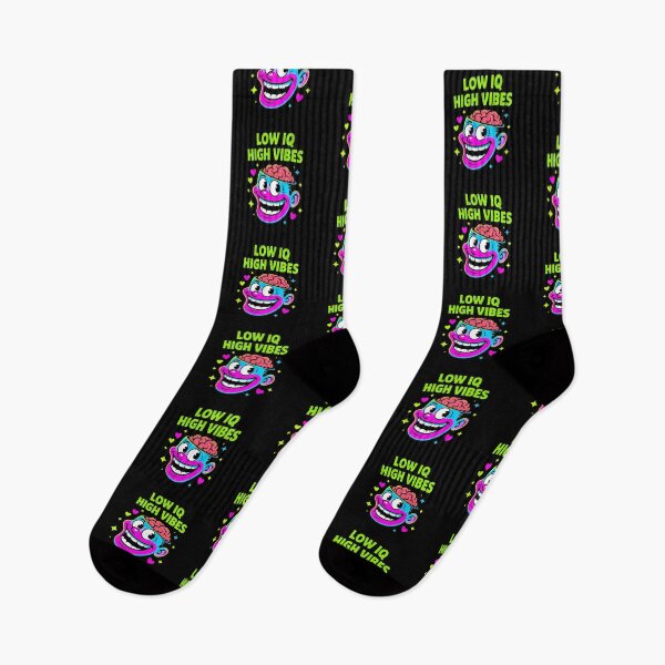 Item preview, Low IQ High Vibes Funny Meme Design designed and sold by Amanda's Factory.