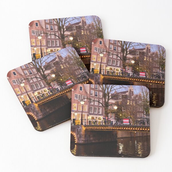 Item preview, Amsterdam, Brouwersgracht Herengracht twilight designed and sold by Amsterdam-Pan.