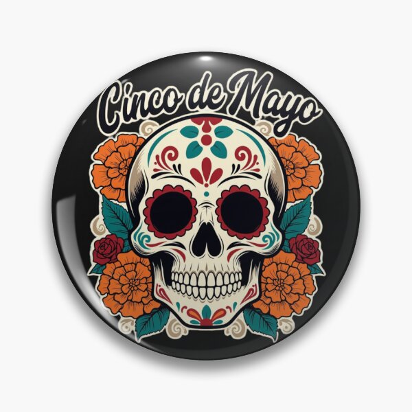 Item preview, Cinco De Mayo Celebration Skull Fiesta designed and sold by GrumpySableye.