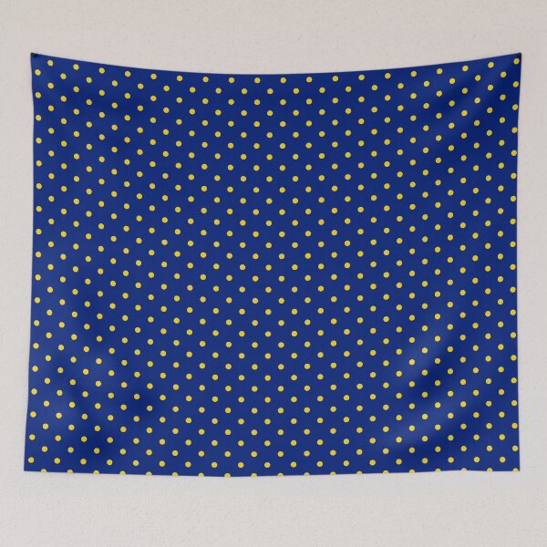 Item preview, Blue and yellow Polka dot pattern designed and sold by RishabhArts1.